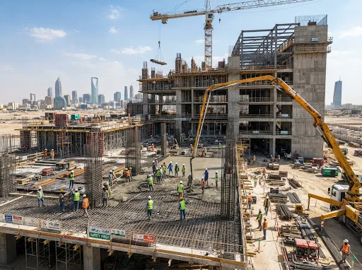 أعمال المقاولات العامة والإنشاءات في بريدة – أبو رضا للمقاولات